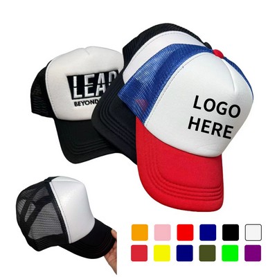 Full-Color Mesh Foam Trucker Caps
