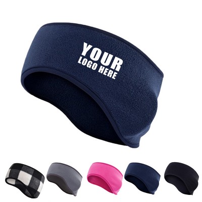 Fleece Sports Headband for Running & Outdoor Training