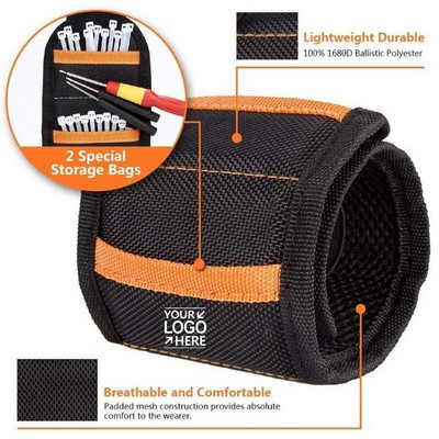 3-Row Magnetic Wristband Pro with Pocket 