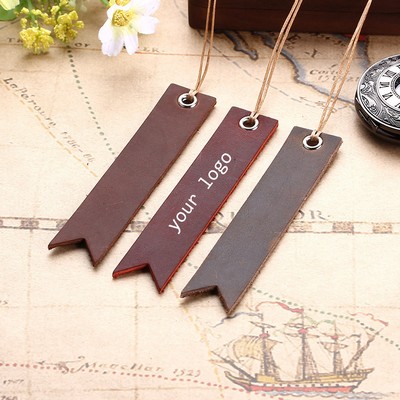 Vintage Leather Bookmark