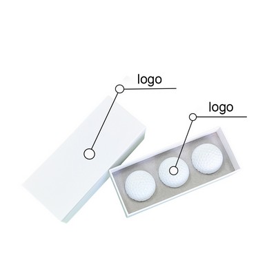 Golf Ball Gift Box w/3 Golf Balls