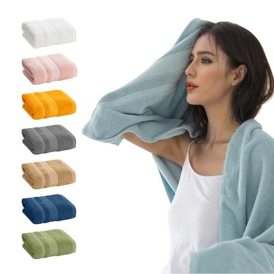 27.6" × 55" Cotton Absorbent Bath Towel