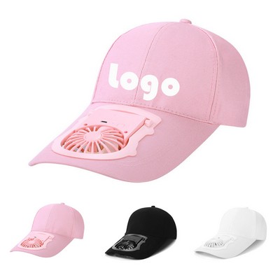 Rechargeable Fan Baseball Cap