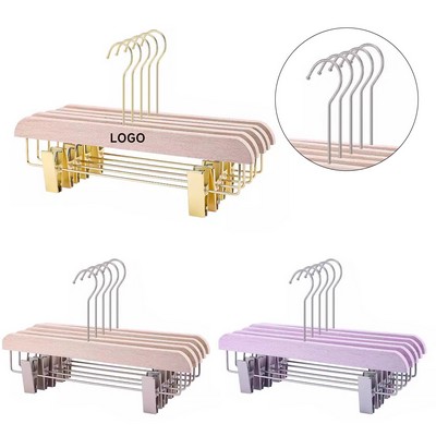 Home Natural Wooden Pants Hangers