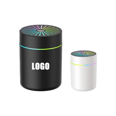Portable Small Humidifier With Colorful LED Night Light