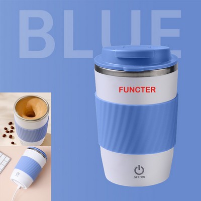 12 Oz. Rechargeable Stainless Steel Coffee Automatic Stirring Cup Coffee Magnetic Cup