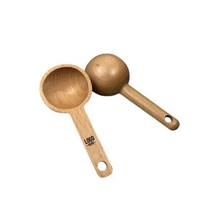 Wooden Coffee Bean Measuring Spoon