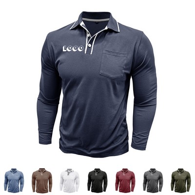 Long Sleeve Polo Shirt