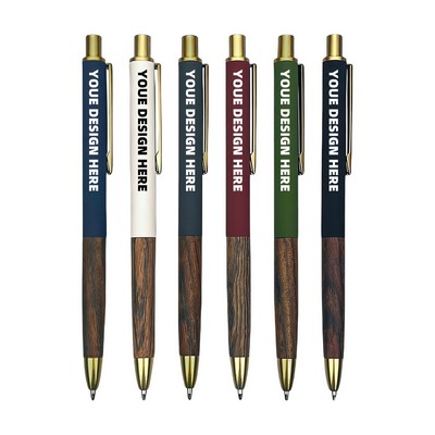 Customized Ballpoint Pen with Wooden Grip