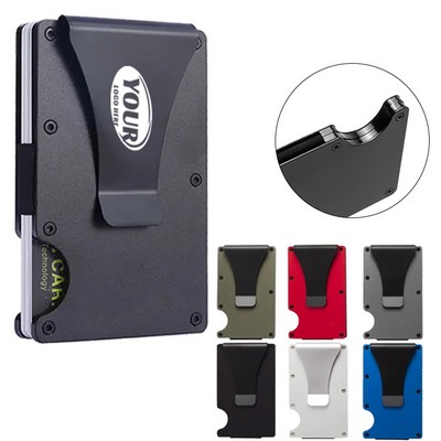 Elastic Aluminum Alloy RFID Card Wallets