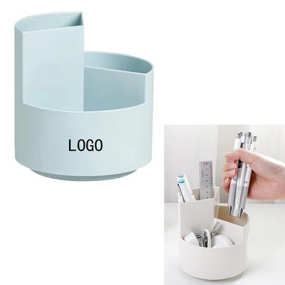 Multi-Functional Plastic Pen Holder