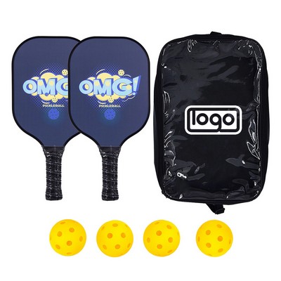 Hardcover Pickle Ball Set