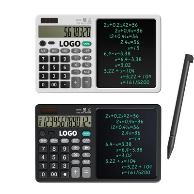 Calculator With LCD Writing Tablet
