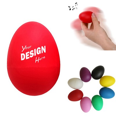 Plastic Egg Shaped Maracas