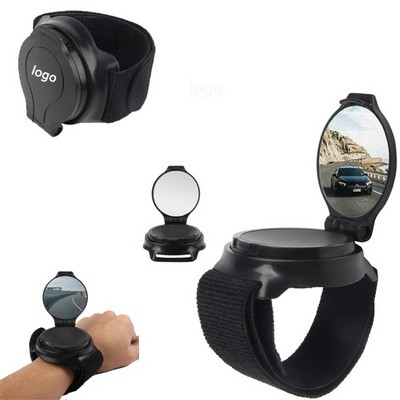 360° Rotatable Wristband Bicycle Rearview Mirror