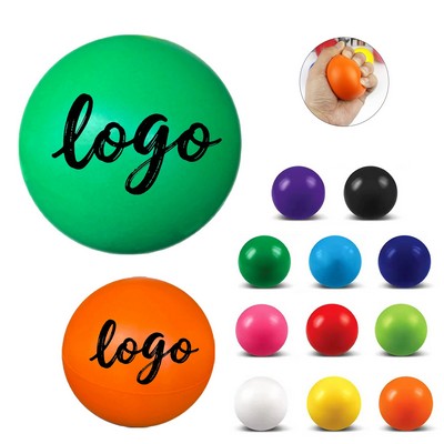 Custom 2.5"D Round Foam Stress Relievers