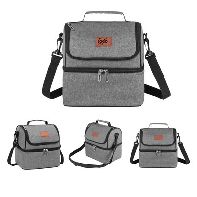 Dual Layer Lunch Cooler Tote