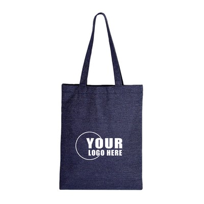 Single Shoulder Denim Tote Bag 13"×16"