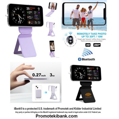 iBank ® Snap Tripod Compatible with iPhone 17/16/15/14 + Bluetooth Remote