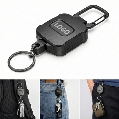Retractable Id Badge Holder Key Reel