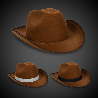 Brown Cowboy Hat(Blank)