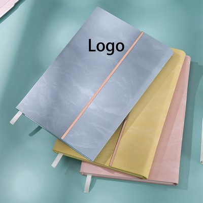 Sophisticated A5 PU Leather Notebook with Privacy Clasp