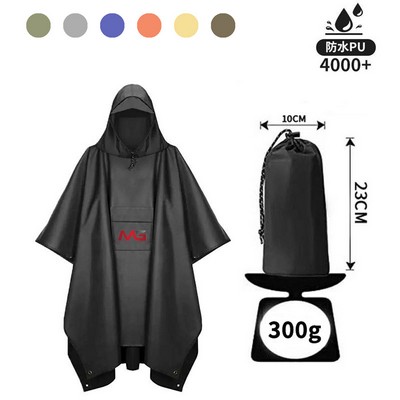 3-in-1 Outdoor Waterproof Rain Poncho