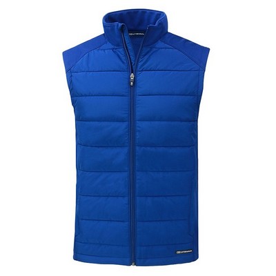 Cutter and Buck Evoke Hybrid Eco Softshell Recycled Full Zip Vest