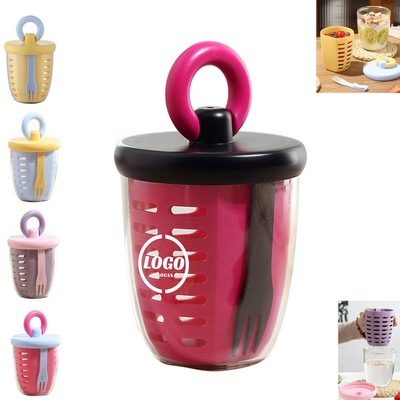 Portable Fruit Salad Storage Cup