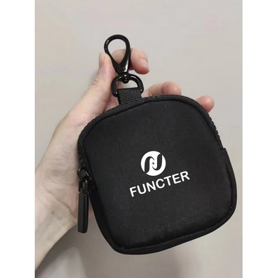 Portable Coin Purse Mini Change Wallet Zipper Organizer Bag For Small Items and Cosmetic