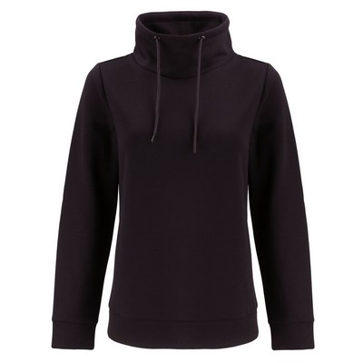 Clique Haven Recycled Womens High Collar Pullover Sweatshirt