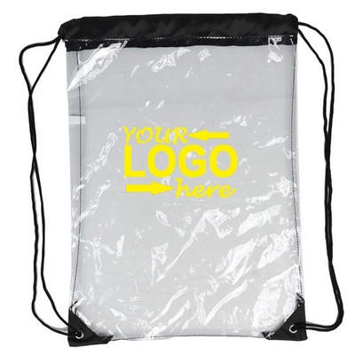 Soft TPU Clear Festival Drawstring Pack