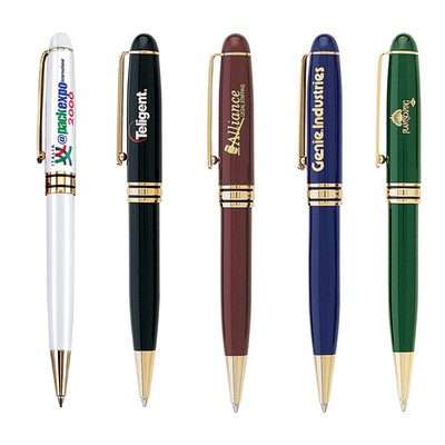 Danish-I Luxury Ballpoint Pen with Gold Accents