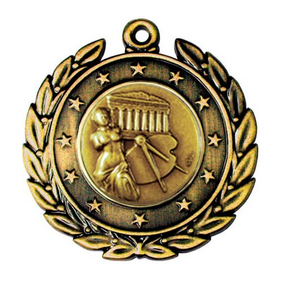 Stock Star Wreath 2" Medal- Arts