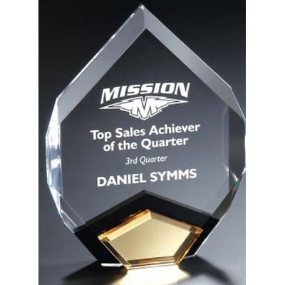 Gold Mirror Marquis Award (6"x8")