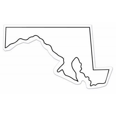 Maryland State Shape Magnet - Full Color