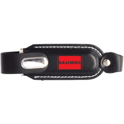 Levi 32GB USB Flash Drive with Leather Sheath