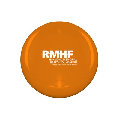 10" Style Hard Plastic Disc PMS165 Orange Flying Discs