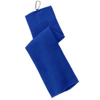 Port Authority Waffle Microfiber Golf Towel.