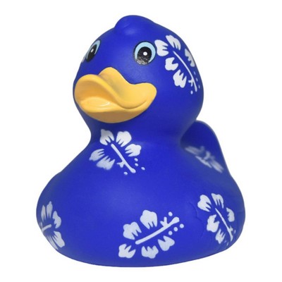 Rubber Pretty in Blue Duck Toy