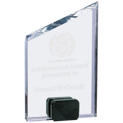 8" Crystal Peak with Black Crystal Base