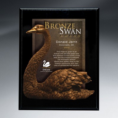 Extra-Large Digi-Color Direct Ebony Finish Plaque