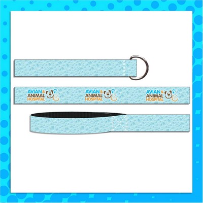 3/4" Full Color Dog Leash with D Ring