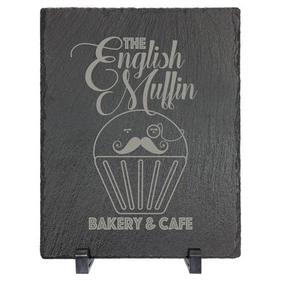 Rectangle Slate Sign with Stand