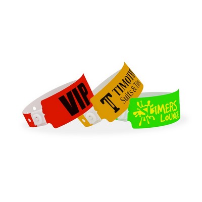 Plastic Wide Wristbands
