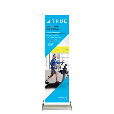 Superior Retractable Banner - 24" Poly Film, Full Color