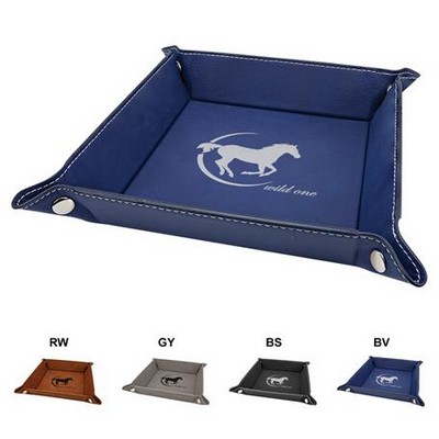 Leatherette Snap Tray (Gray)