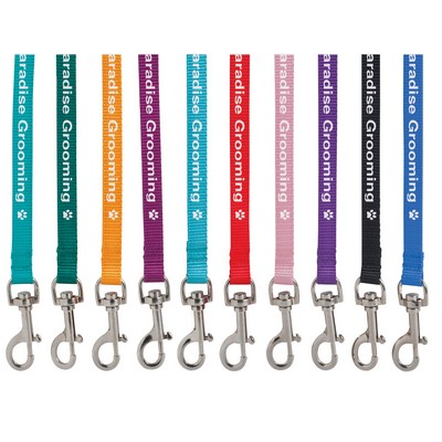 5' Personalized Bolt-Snap Leashes 1-Sided