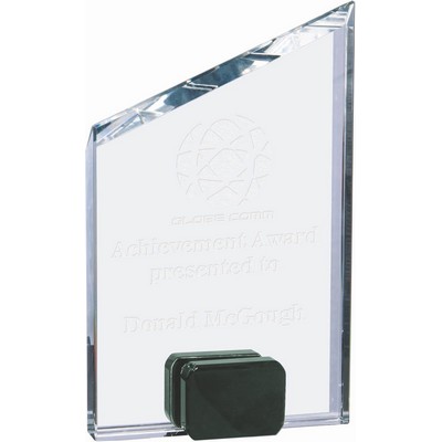 8" Crystal Peak with Black Crystal Base