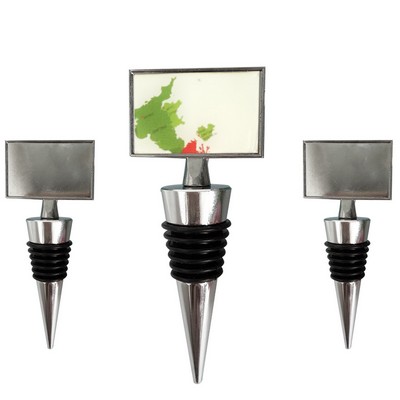 Rectangle Medal Wine Stopper Cork